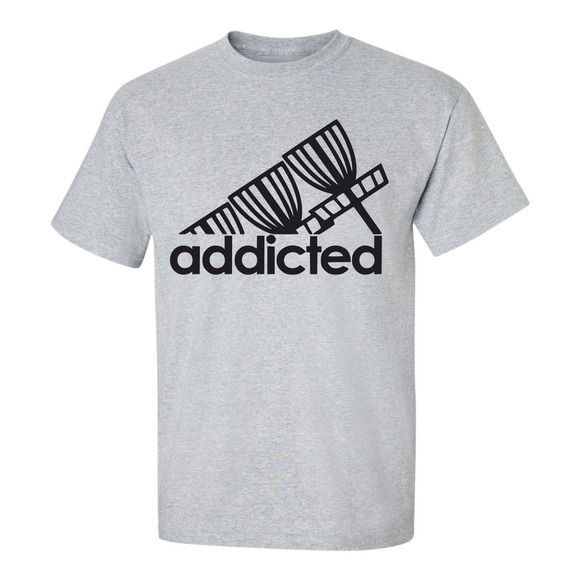 Disc Golf T Shirt ADDICTED Discgolfer Discgolfing Shirt - Picture 5 of 16